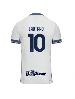 Inter Milan Lautaro Martinez #10 Replika Borta Kläder 2024-25 Kortärmad